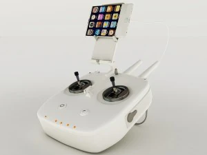 डीजेआई फैंटम 3 मानक रिमोट कंट्रोल 3D मॉडल