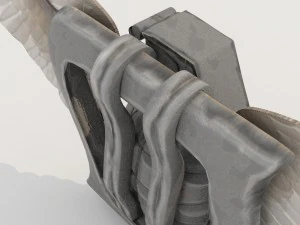 cool hand grenade belt buckle 3D Model
