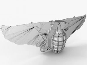 cool hand grenade belt buckle 3D Model
