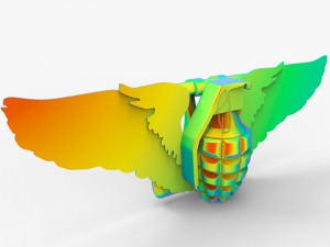 cool hand grenade belt buckle Modèle 3D