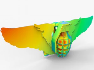 cool hand grenade belt buckle 3D Model