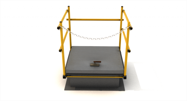 roof hatch door Modelo 3D .c4d .max .obj .3ds .fbx .stl .blend 