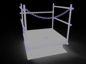 roof hatch door Modelo 3D