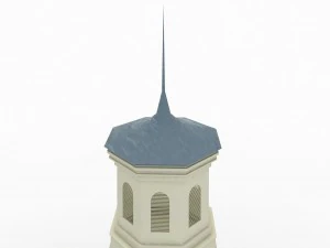 victorian style octogonal gazebo 3D Model