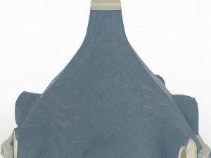 victorian style octogonal gazebo 3D Model