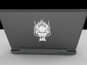 monster p570wm3d 173 3d laptop 3D Model