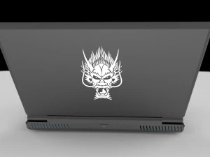 monster p570wm3d 173 3d laptop 3D Model