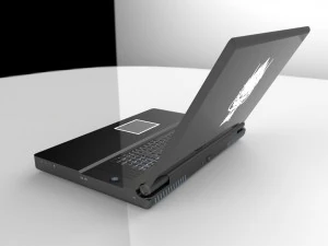 monster p570wm3d 173 3d laptop 3D Model