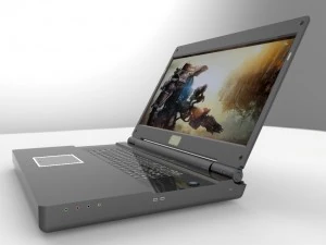 monster p570wm3d 173 3d laptop 3D Model