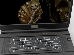 monster p570wm3d 173 3d laptop 3D Model