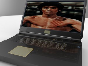 monster p570wm3d 173 3d laptop 3D Model