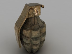 hand grenade Modello 3D