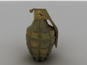 hand grenade Modello 3D