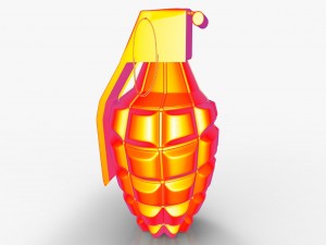 hand grenade Modello 3D