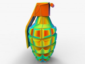 hand grenade Modello 3D
