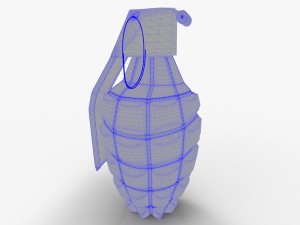 hand grenade Modello 3D