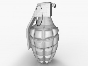 hand grenade Modello 3D