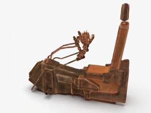 game cockpit seat Model 3D