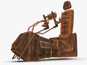 game cockpit seat Model 3D