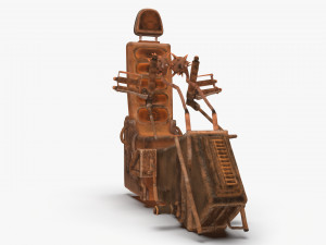 game cockpit seat Model 3D