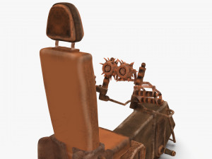 game cockpit seat Model 3D