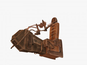 game cockpit seat Model 3D