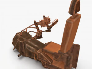 game cockpit seat 3D Model
