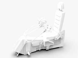 game cockpit seat Model 3D