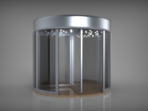 revolving door 3D Модель