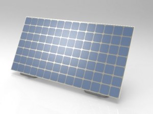 solar panel 3D Model
