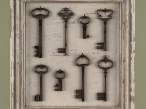 picture with the keys 3D-Modell