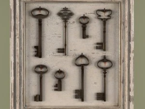 zdjęcie z kluczami Model 3D