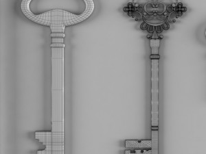picture with the keys 3D Model