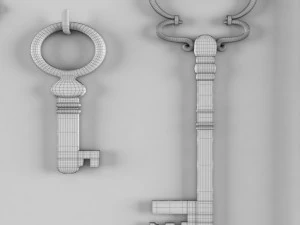 picture with the keys 3D Model