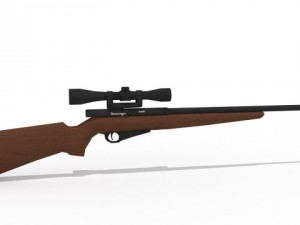 sniper rifle 3D मॉडल