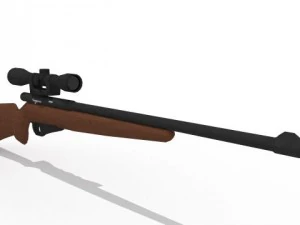 sniper rifle 3D Model