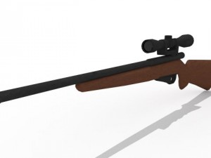 sniper rifle 3D मॉडल