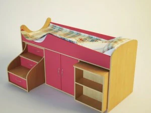 bed carlson mini 7 3D Model