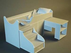 bed carlson mini 7 3D Model
