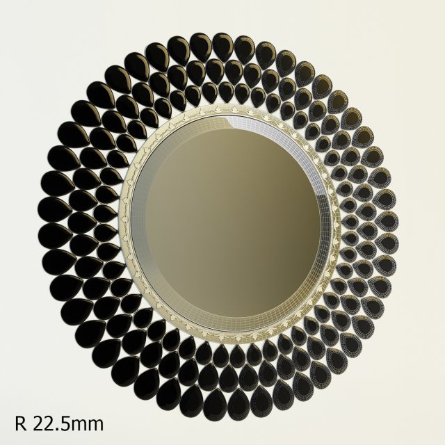 vintage mirror 3D मॉडल .c4d .max .obj .3ds .fbx .stl .blend 