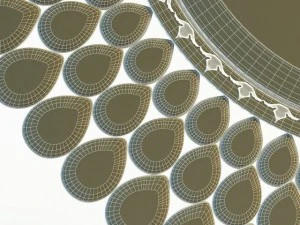 vintage mirror 3D Model