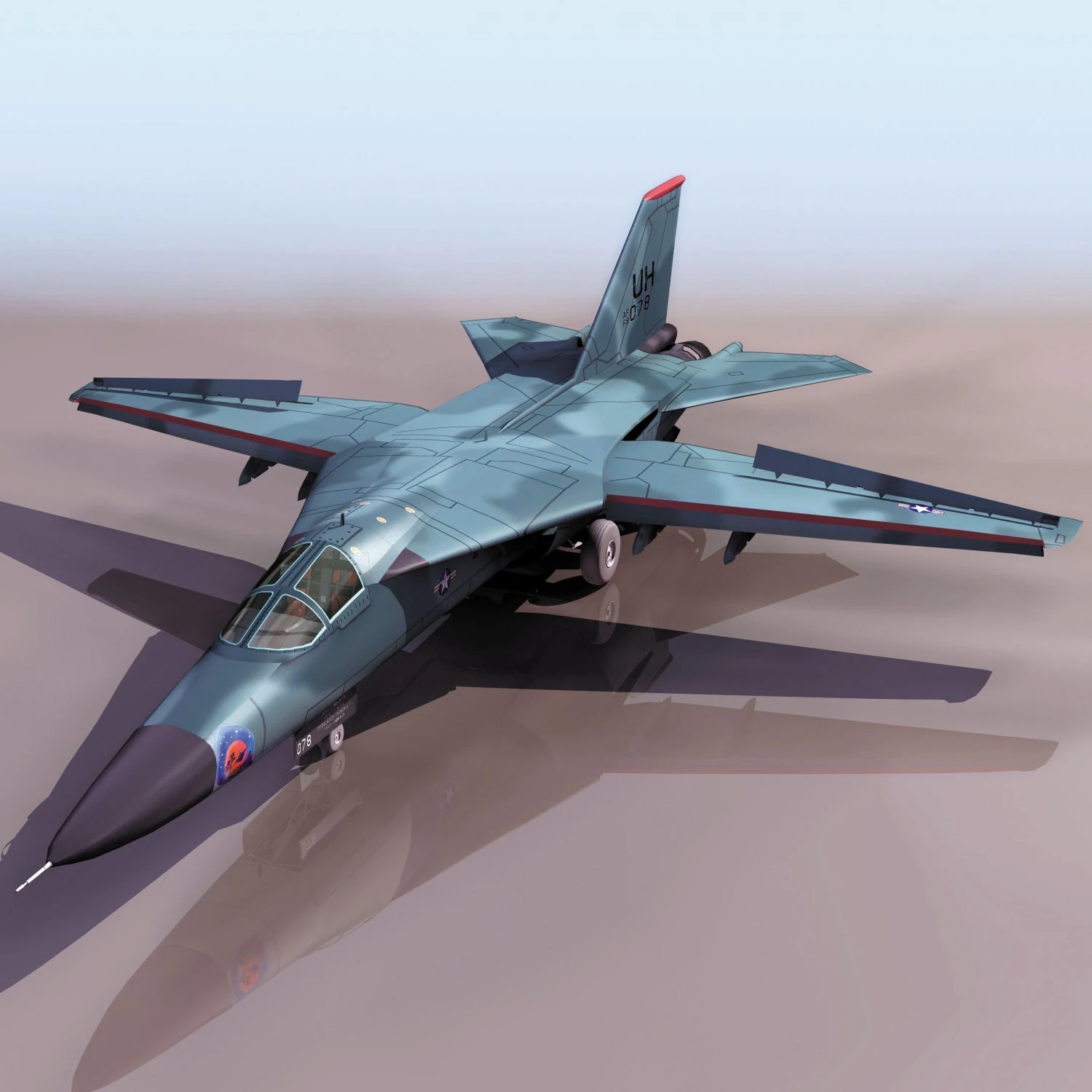 f111 3D Model .c4d .max .obj .3ds .fbx .stl .blend 
