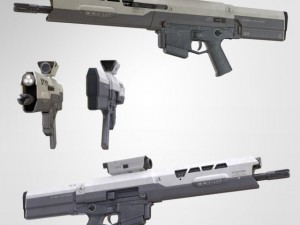 oblivion rifle Modello 3D
