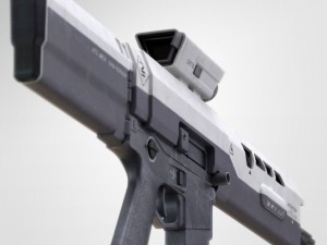 oblivion rifle Modello 3D