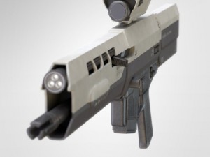 oblivion rifle Modello 3D