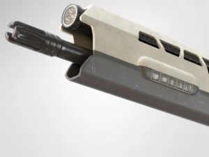 oblivion rifle 3D Model
