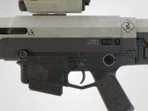 oblivion rifle Modello 3D