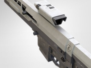 oblivion rifle Modello 3D