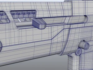 oblivion rifle 3D Model