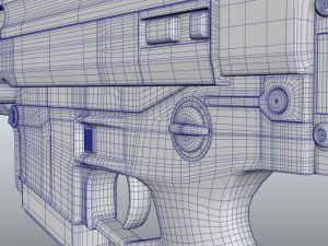 oblivion rifle Modello 3D